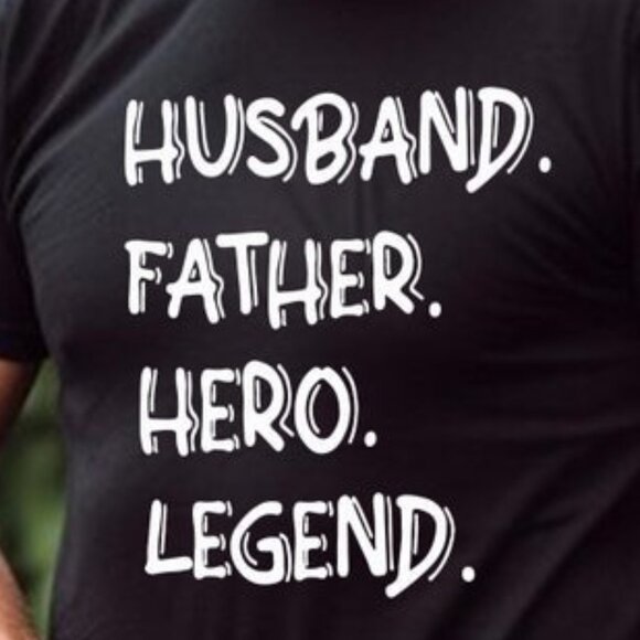 Husband Father Hero Legend T-Shirt, Funny Shirt Gift For Father's Day - Picture 2 of 4